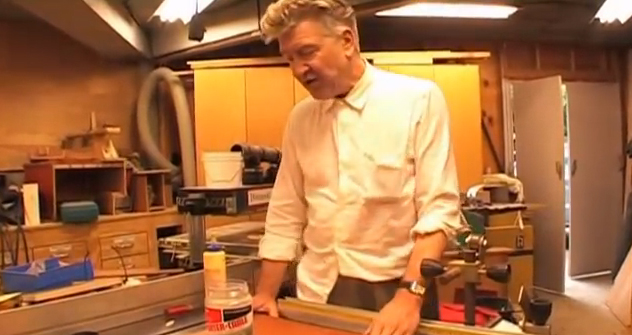 David Lynch at work